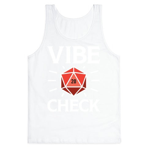 Vibe Check D20 Tank Top